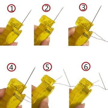 Automatic Needle Threader for Home Sewing Needles