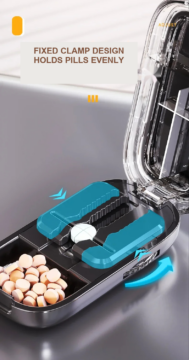 best pill cutter with storage portable tablet splitter box 06